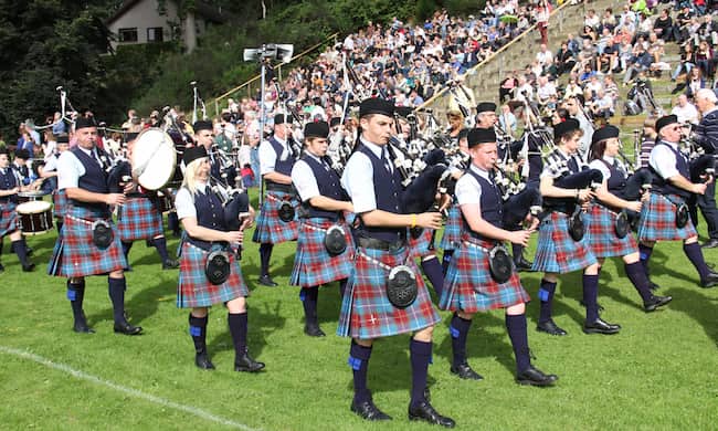 fiesta típica escocesa